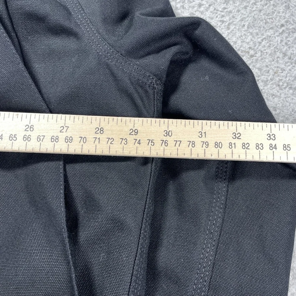 Carhartt Jacket Mens 2XL Black Blanket Lined Ames Detroit Bomber Workwear Logo